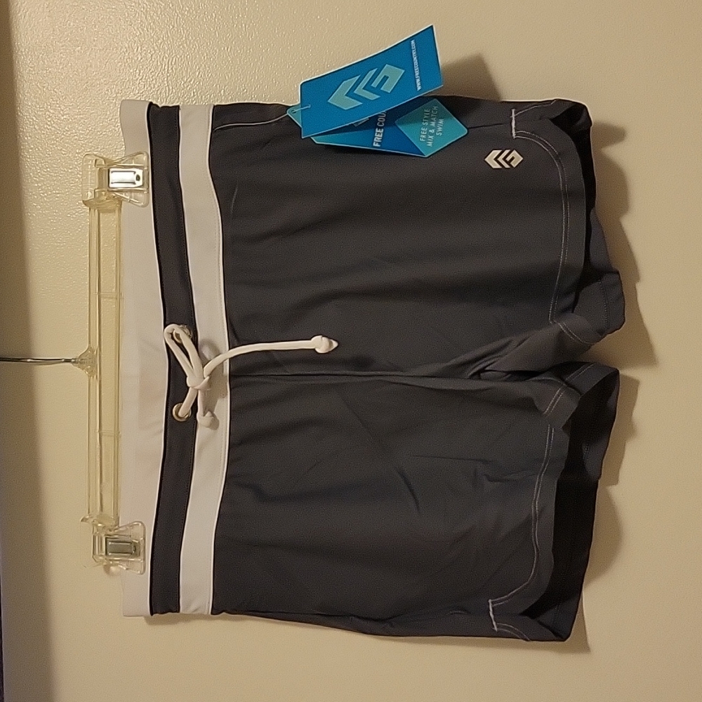 NWT: Free Country Women's Drawstring Swim Short
